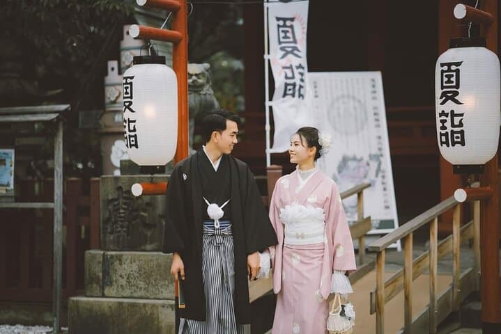 Special price couple (2 people) kimono commemorative photo shoot in Asakusa, Tokyo HANAYAKA kimono & yukata rental offer — photo 18