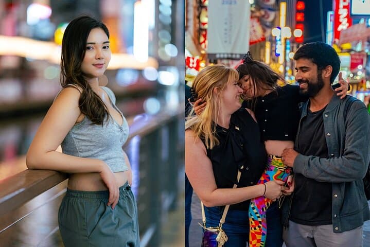 Private Vibrant Night Photoshoot Experience in Osaka (Dotonbori) — photo 2