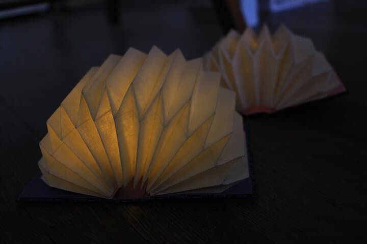 Mini Origami Lamp and Mizuhiki knot Belt Workshop in Ueno — photo 9