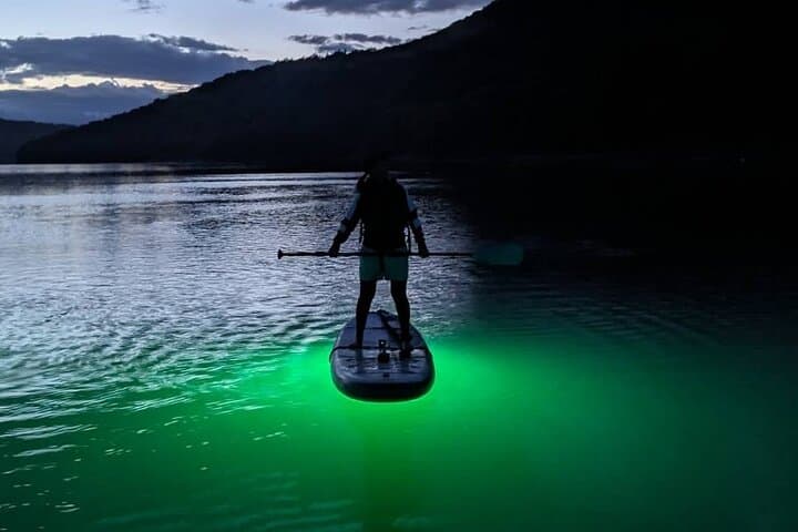 Sunset and Light Up Stand-Up Paddle with a Certified Guide
