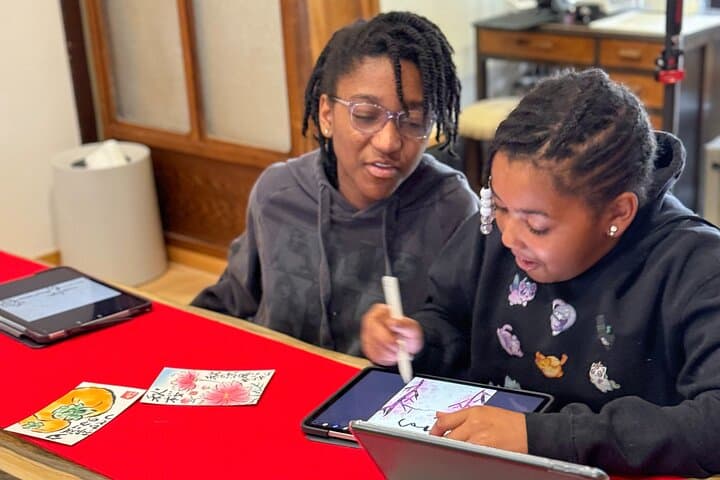 Calligraphy & Digital Art Workshop in Kyoto — photo 4