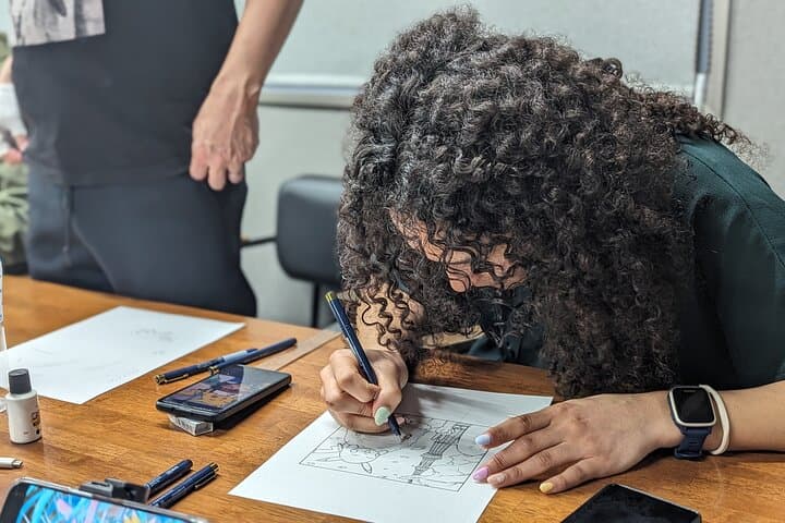 Tokyo Manga Drawing Workshop Guided by Active Pro Manga Artist — photo 5