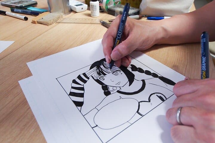 Anime Manga Spot Tour and Manga Drawing Class in Shibuya — photo 13