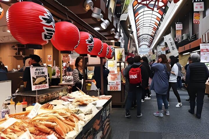 Half Day Food Tour of Osaka Kuromon Market with Local Guide — photo 5