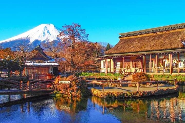 Mt. Fuji, Kawaguchiko, Oshino Hakkai and Sengen Park Day Tour