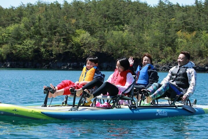 4 Seat Boat Experience on the Lake with a view of Mt. Fuji — photo 2