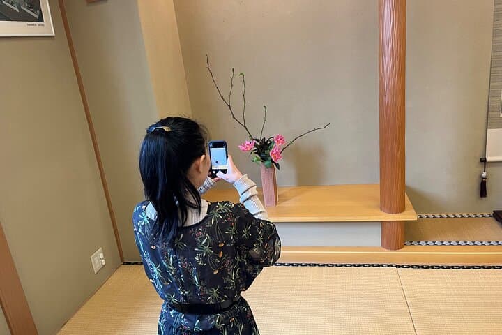 2 Hours Flower Arranging Ikebana Class Temple Tokyo Ota-ku — photo 6