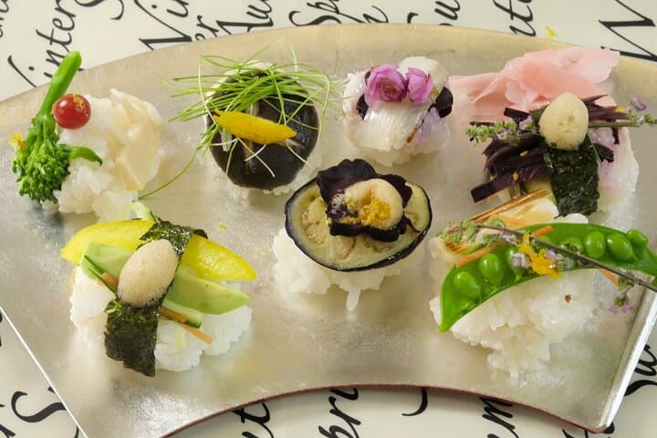 Vegan Edible Flower Sushi Making and Vegetable Tour in Kyoto — photo 4