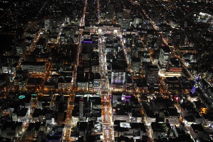 Private Helicopter Night Tour in Sapporo City — photo 2