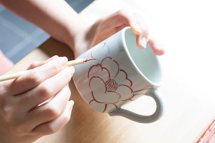 Kanazawa Art Traditional Drawing on Kutani-ware Ceramics — photo 2