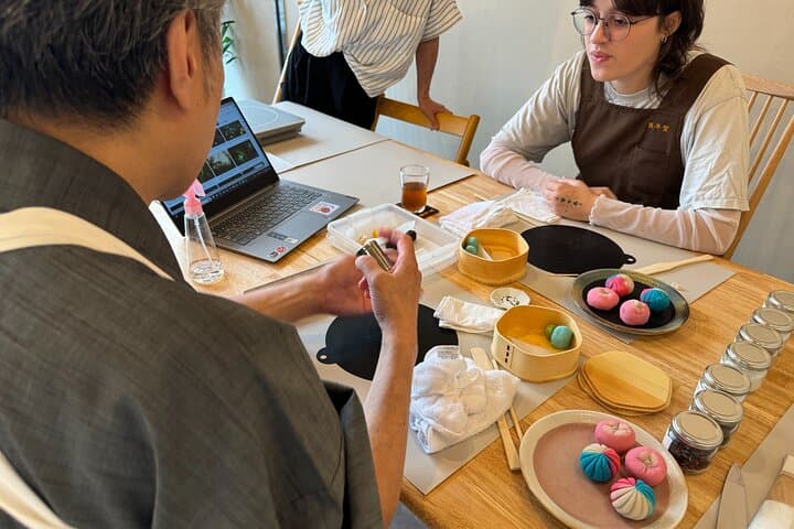 Ginza MANNENDO Wagashi Workshop with Master Yoshi — photo 5