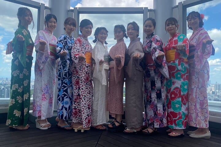Easywear summer kimonos Experience in Shibuya Hairstyling Option — photo 6