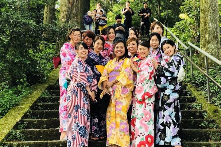 Easywear summer kimonos Experience in Shibuya Hairstyling Option — photo 4