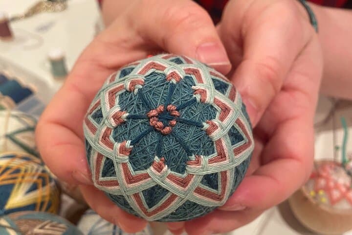 Lets make a Japanese hand craft Temari embroidered ball — photo 8