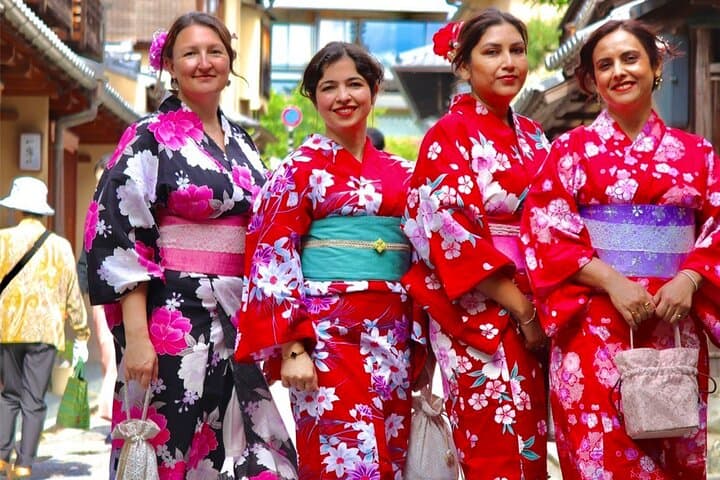 Kyoto Kimono Rental Chamatsu Ladies Plan with Hair Set — photo 4