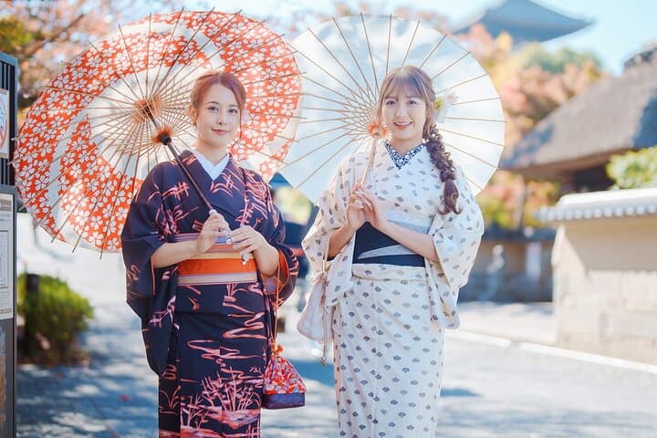 Kyoto Kimono Rental Chamatsu Ladies Plan with Hair Set — photo 5