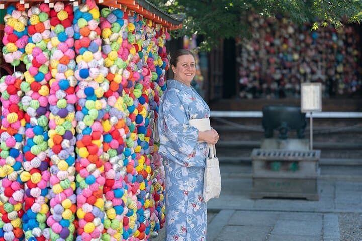 Kyoto Kimono Rental Chamatsu Ladies Plan with Hair Set — photo 7