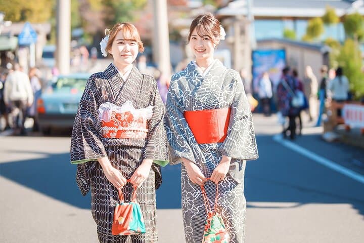 Kyoto Kimono Rental Chamatsu Ladies Plan with Hair Set — photo 11