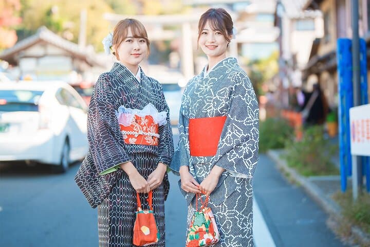 Kyoto Kimono Rental Chamatsu Ladies Plan with Hair Set — photo 14