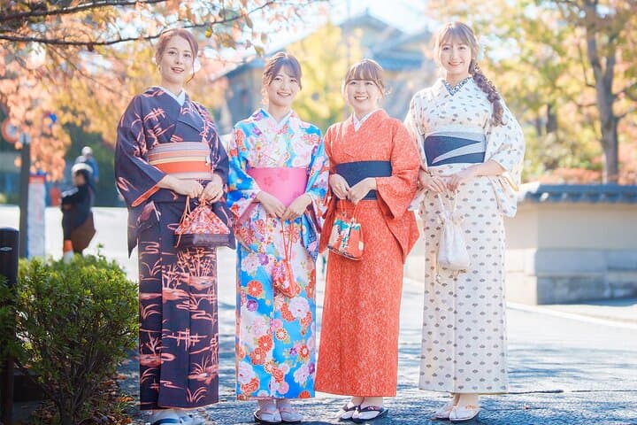 Kyoto Kimono Rental Chamatsu Ladies Plan with Hair Set — photo 1