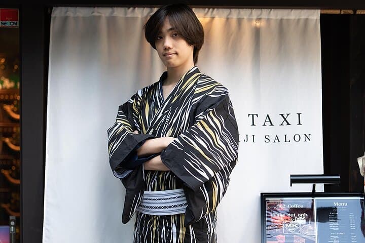 Kyoto Kimono Rental CHAMATSU Men's Plan Kimono and Yukata Rental — photo 4