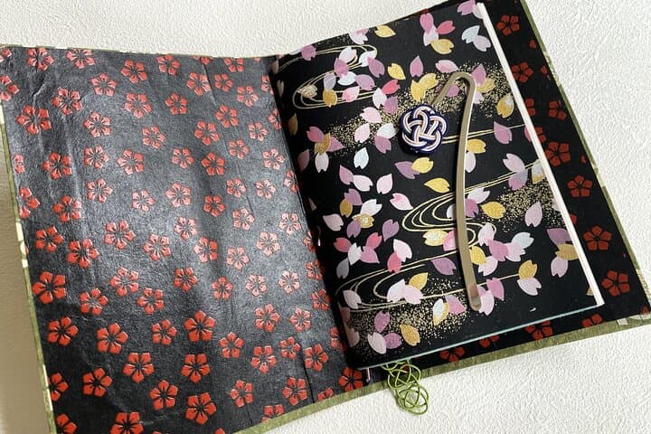 Japanese paper Notebook and Mizuhiki Belt and bookmark Workshop — photo 3