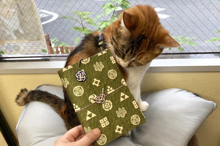 Japanese paper Notebook and Mizuhiki Belt and bookmark Workshop — photo 8