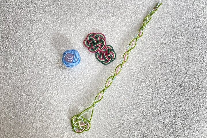 Japanese paper Notebook and Mizuhiki Belt and bookmark Workshop — photo 6