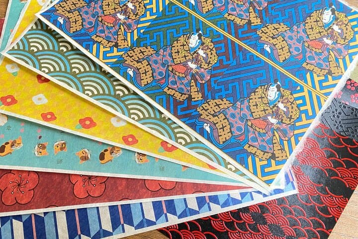 Japanese paper Notebook and Mizuhiki Belt and bookmark Workshop — photo 7