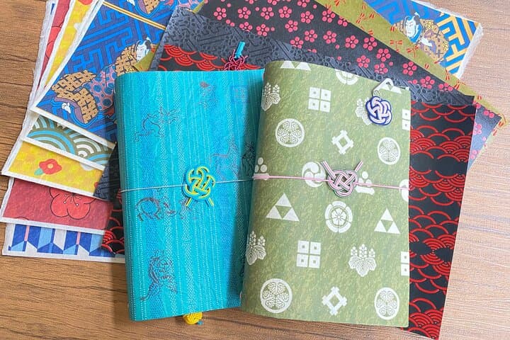 Japanese paper Notebook and Mizuhiki Belt and bookmark Workshop — photo 2
