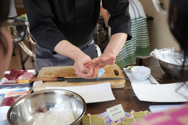 Private & Small Group 3 Types of Sushi Lesson & Supermarket Tour — photo 13