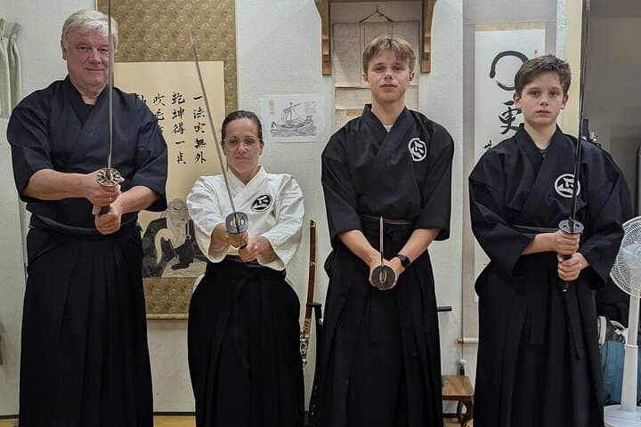 Samurai Sword Training with a Dan Master in Shinjuku, Tokyo