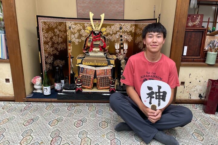Tokyo Calligraphy Experience Japanese Treats with Green Tea — photo 9