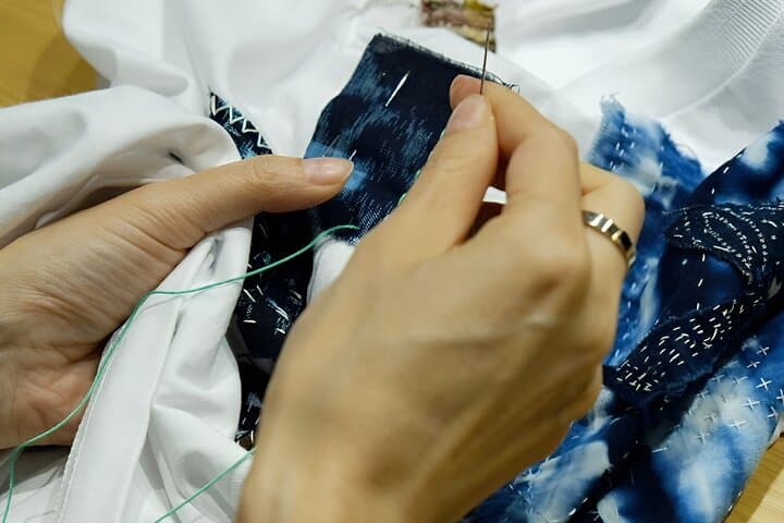 Osaka Small Group Sashiko Japanese Craftmanship Workshop — photo 8