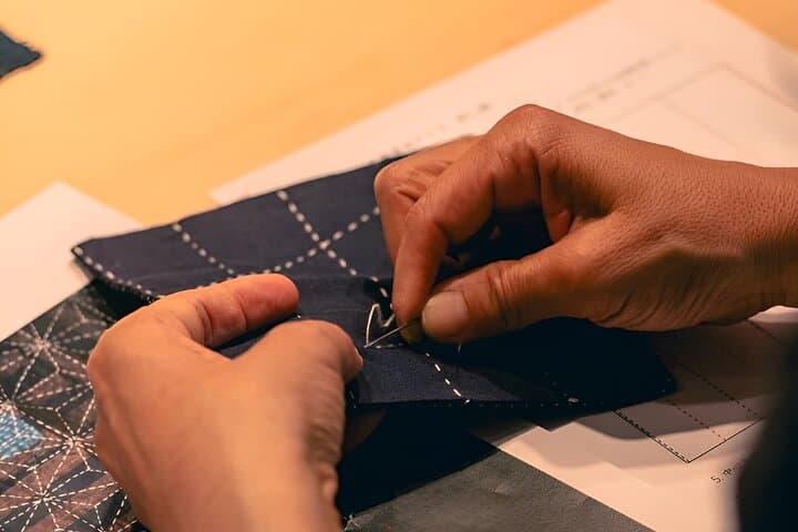 Osaka Small Group Sashiko Japanese Craftmanship Workshop — photo 3