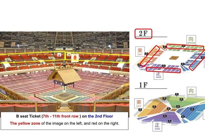 Seat B Ticket Tokyo Sumo Wrestling Tournament in Ryogoku — photo 2