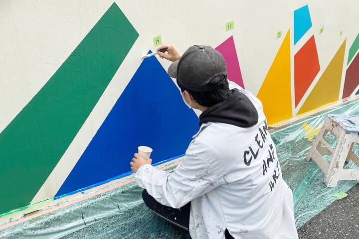 Tokyo Shibuya Giant Mural Art Creation Workshop — photo 3
