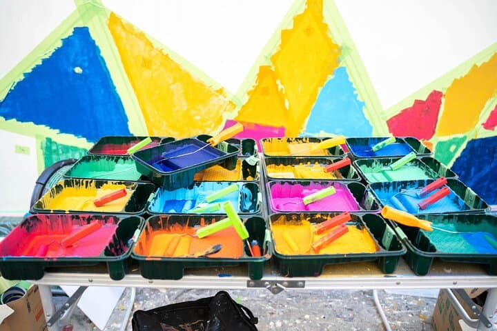 Tokyo Shibuya Giant Mural Art Creation Workshop — photo 4