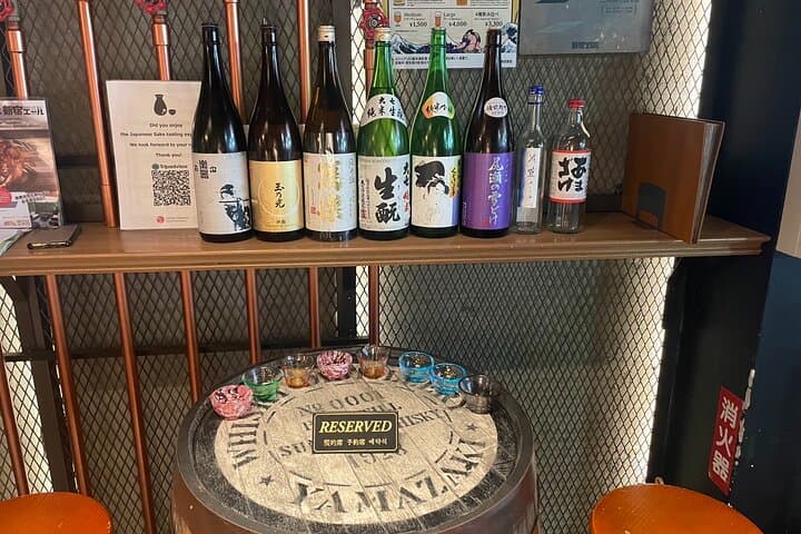 Casual Japanese SAKE tasting and snack experience in Kabukicho — photo 3