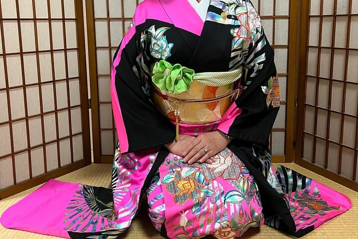 Kimono, Tea ceremony and Shodo in Kimono School — photo 9