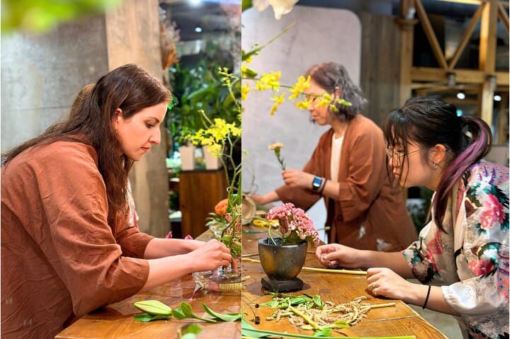 Japanese flower arranging (Ikebana) Experience/Workshop in Tokyo — photo 9