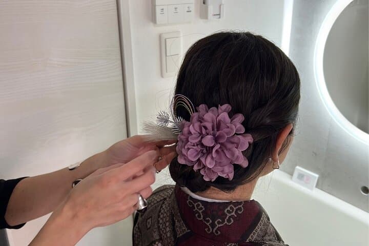 Oshima Tsumugi Kimono Dress Rental from Kagoshima — photo 4