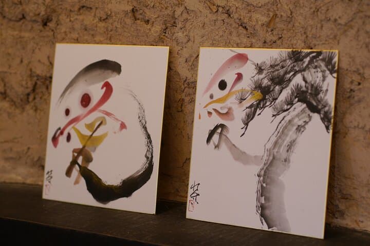 Sumi-e Ink Painting Suiboku-Ga Workshop in a Japanese Teahouse — photo 3