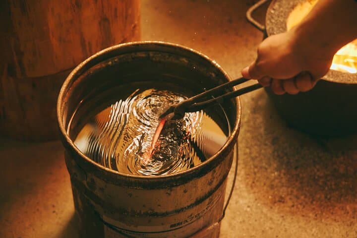 Authentic Knife Making Experience at a Blacksmith in Kyoto — photo 7