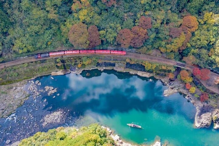 Kyoto Arashiyama: Sagano Scenic Railway Sanzen-in Temple Day Trip