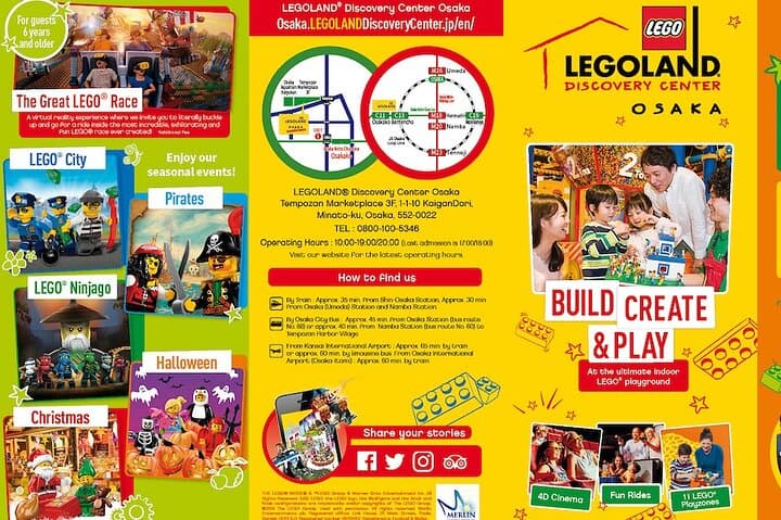 Japan: Osaka LEGOLAND Discovery Center E-Ticket — photo 4