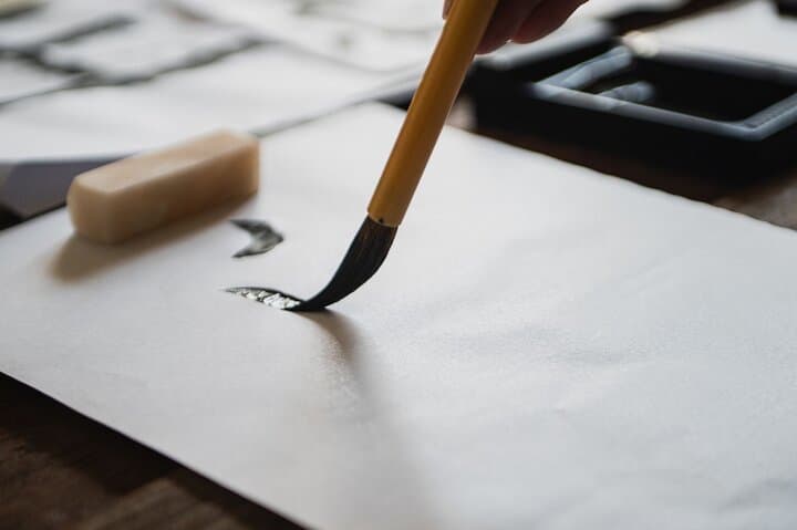 Kyoto : ZEN Calligraphy Scroll Experience in old Townhouse — photo 10