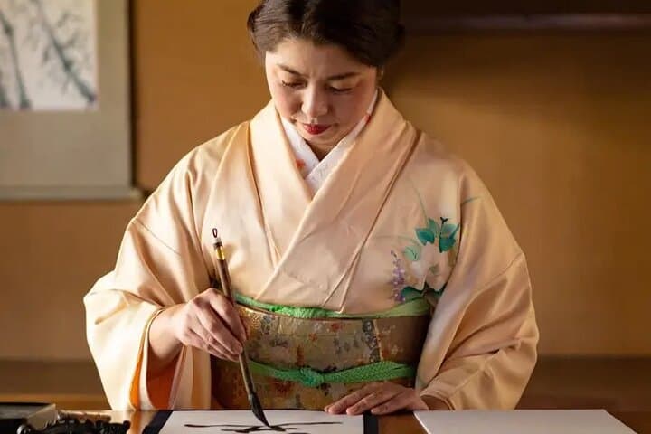 Calligraphy Experience at an Old House near Matsumoto Castle — photo 6
