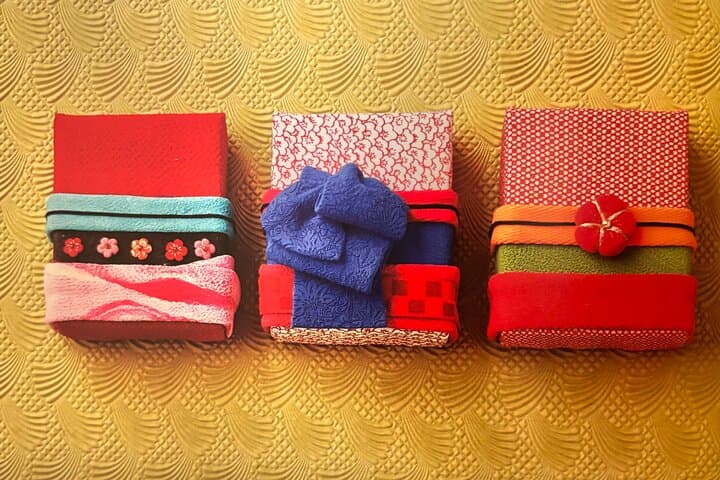 Making cute Japanese sweets with clay in Tokyo