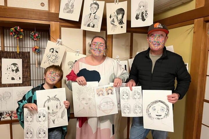 Yokohama: Manga/Anime Art & Cooking Experience in a Tatami Room — photo 16